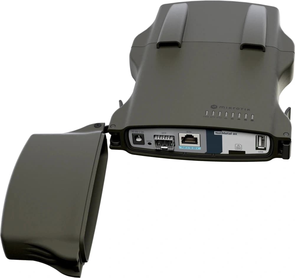 Точка доступа MikroTik NetMetal ax (L23UGSR-5HAXD2HAXD-NM) AX3000 10/100/1000BASE-TX черный - фото 4