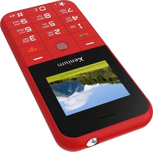 Мобильный телефон Xenium X718 красный моноблок 2Sim 1.77" 128x160 Spreadtrum ThreadX RTOS 0.3Mpix GSM900/1800 MP3 FM microSD max32Gb - фото 3