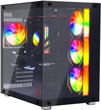 ПК Bloody BD-PC CZ79C3 MT i5 14600KF (3.5) 32Gb SSD1Tb RTX5070 12Gb Windows 11 Home 64 2.5xGbitEth WiFi BT 850W черный (RUS) (2129071) - фото 5