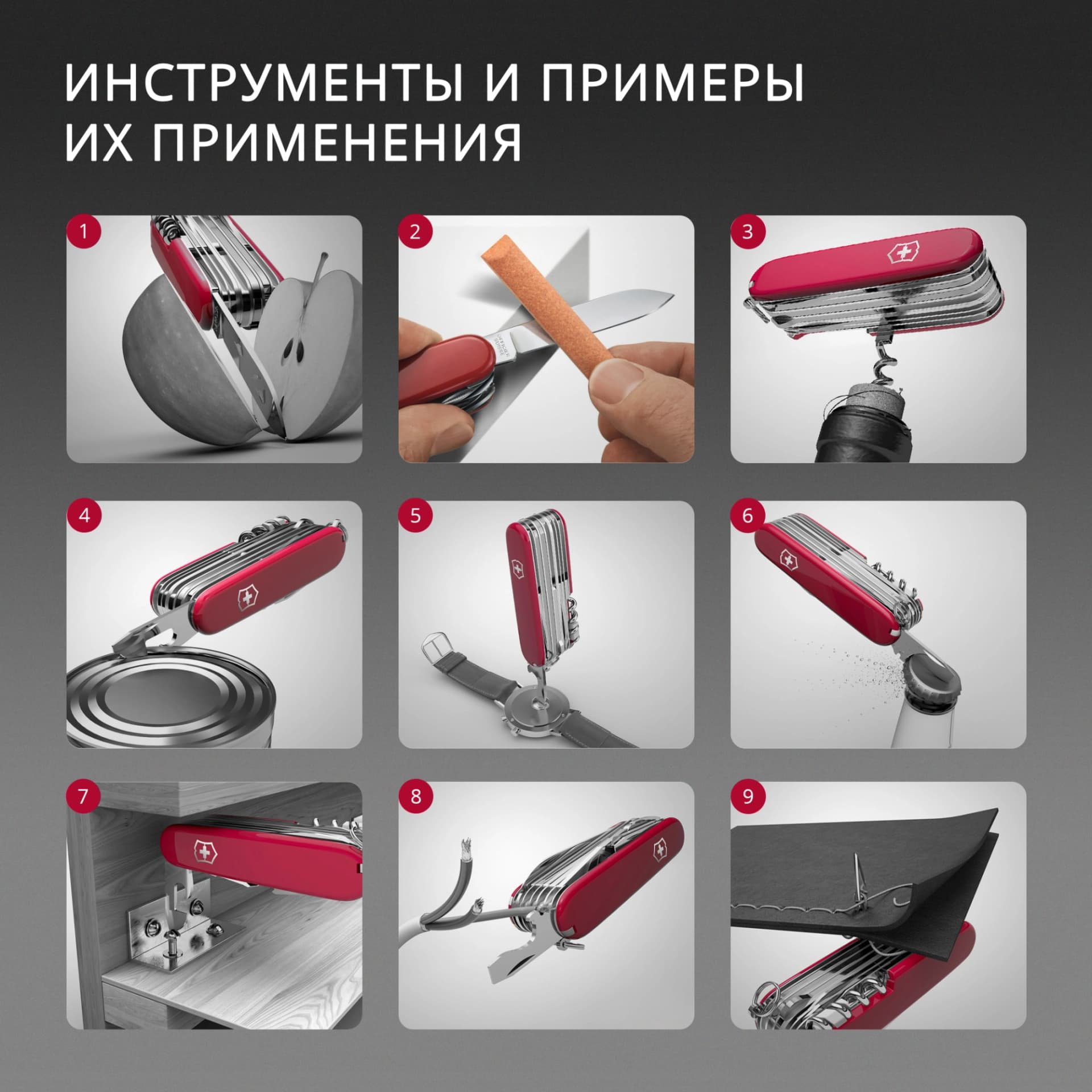 Мультитул Victorinox Companion S Alox (0.6261.20) 5функц. красный карт.коробка - фото 3