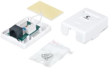 Розетка Cabeus WS-8P8C-CAT.5E-1 комп. Dual IDC кат.5E UTP бел. - фото 2