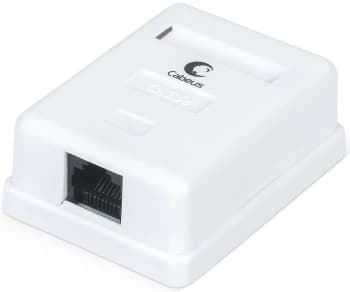 Розетка Cabeus WS-8P8C-CAT.5E-1 комп. Dual IDC кат.5E UTP бел. - фото 5