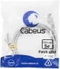 Патч-корд Cabeus PC-UTP-RJ45-CAT.5E-2M U/UTP RJ-45 вил.-вилка RJ-45 кат.5E 2м серый ПВХ - фото 3