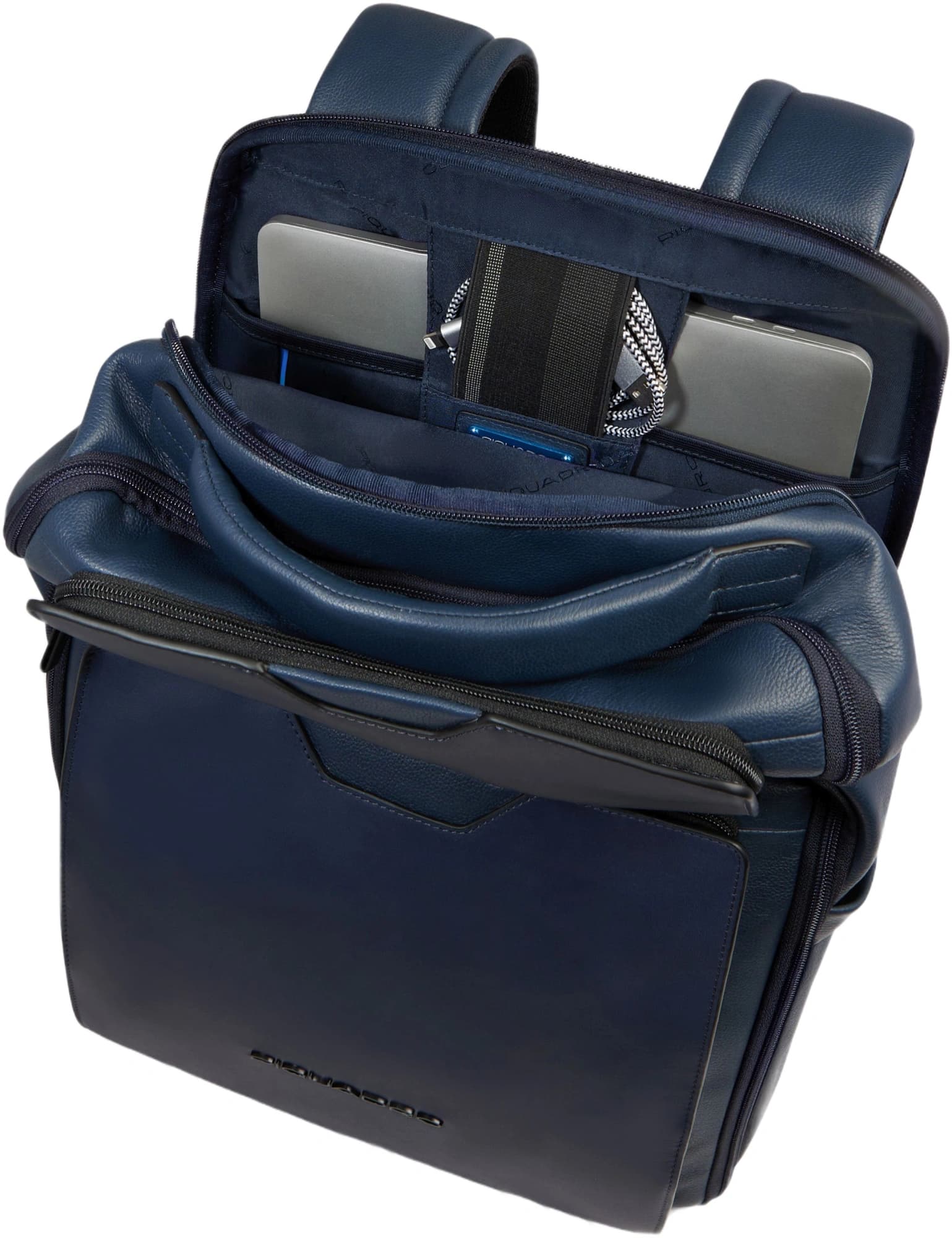 Рюкзак мужской Piquadro Ael CA6923S142/BLU синий натур.кожа - фото 5