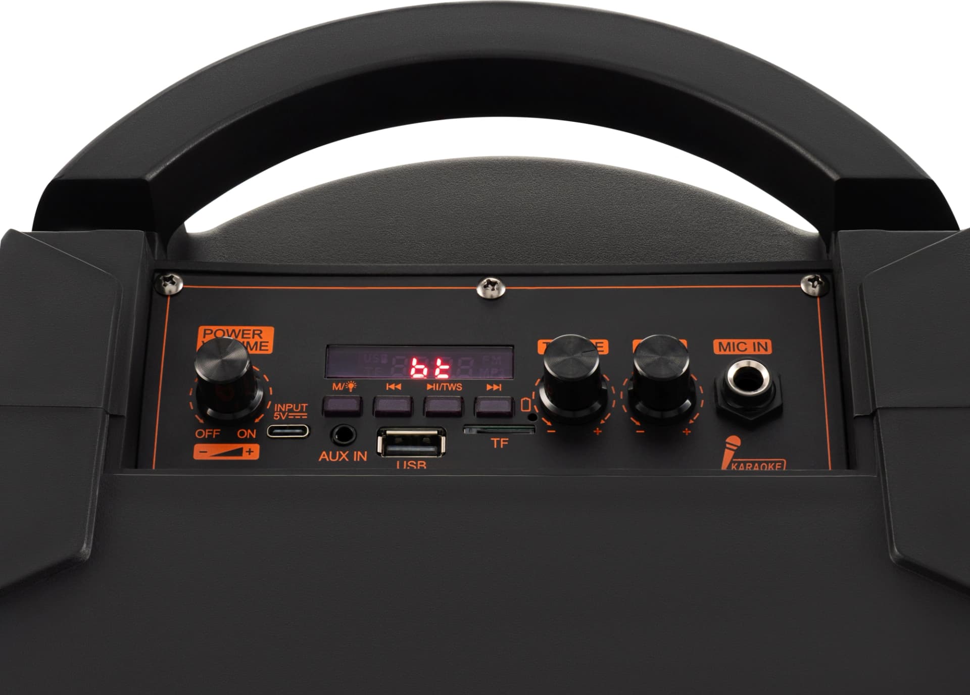 Минисистема Hyundai H-MC1213 черный 20Вт FM USB BT micro SD - фото 5
