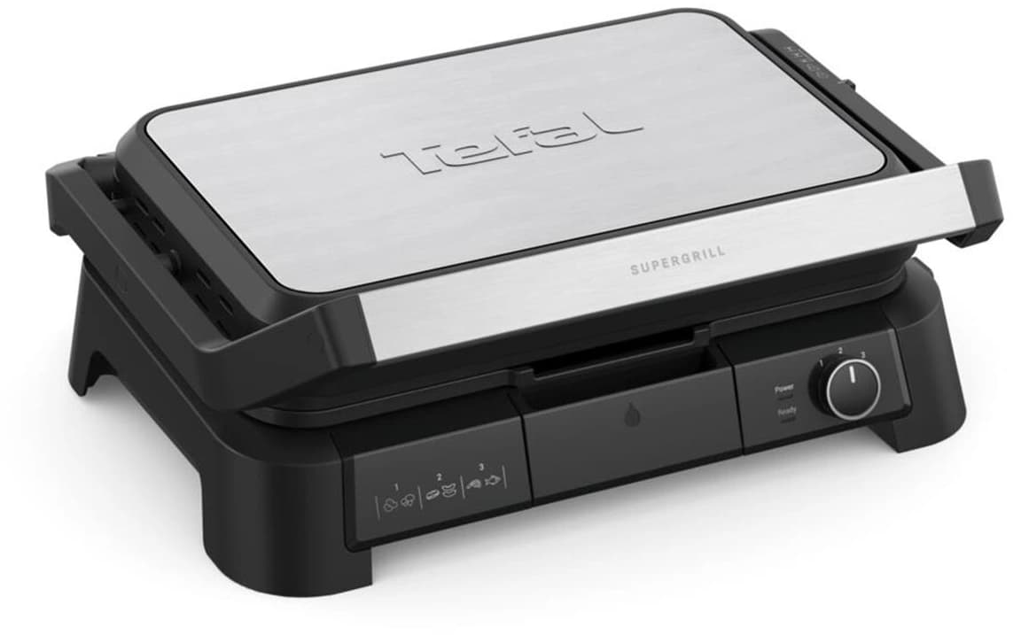 Электрогриль Tefal GC520DE0 2200Вт черный/серебристый