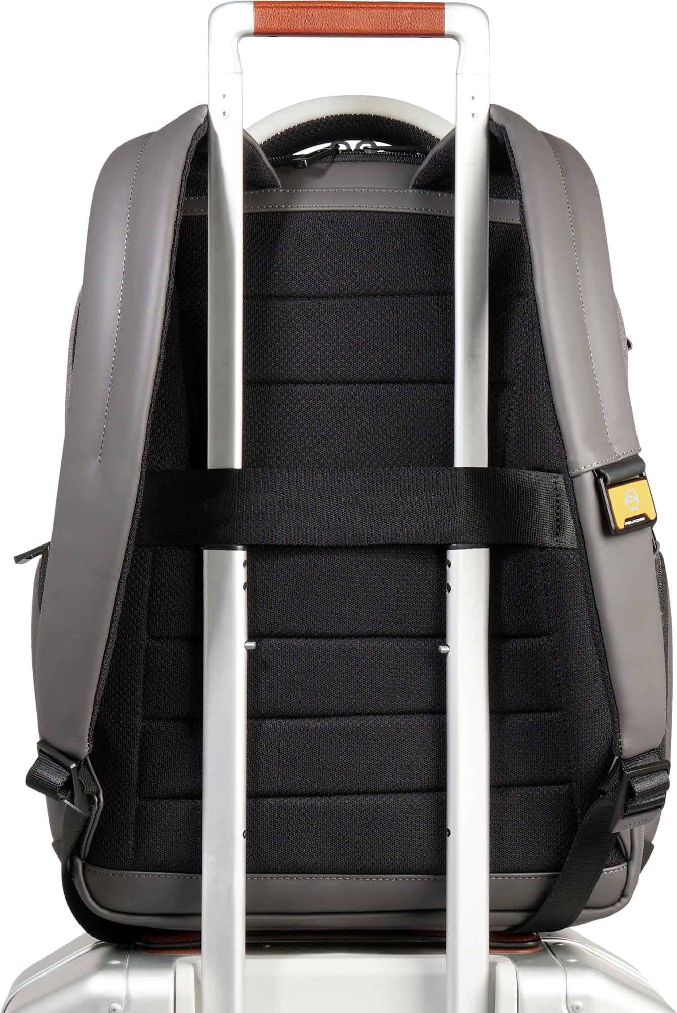 Рюкзак мужской Piquadro Wollem Rubber CA6239W129W/GRN серый/черный полиуретан - фото 3