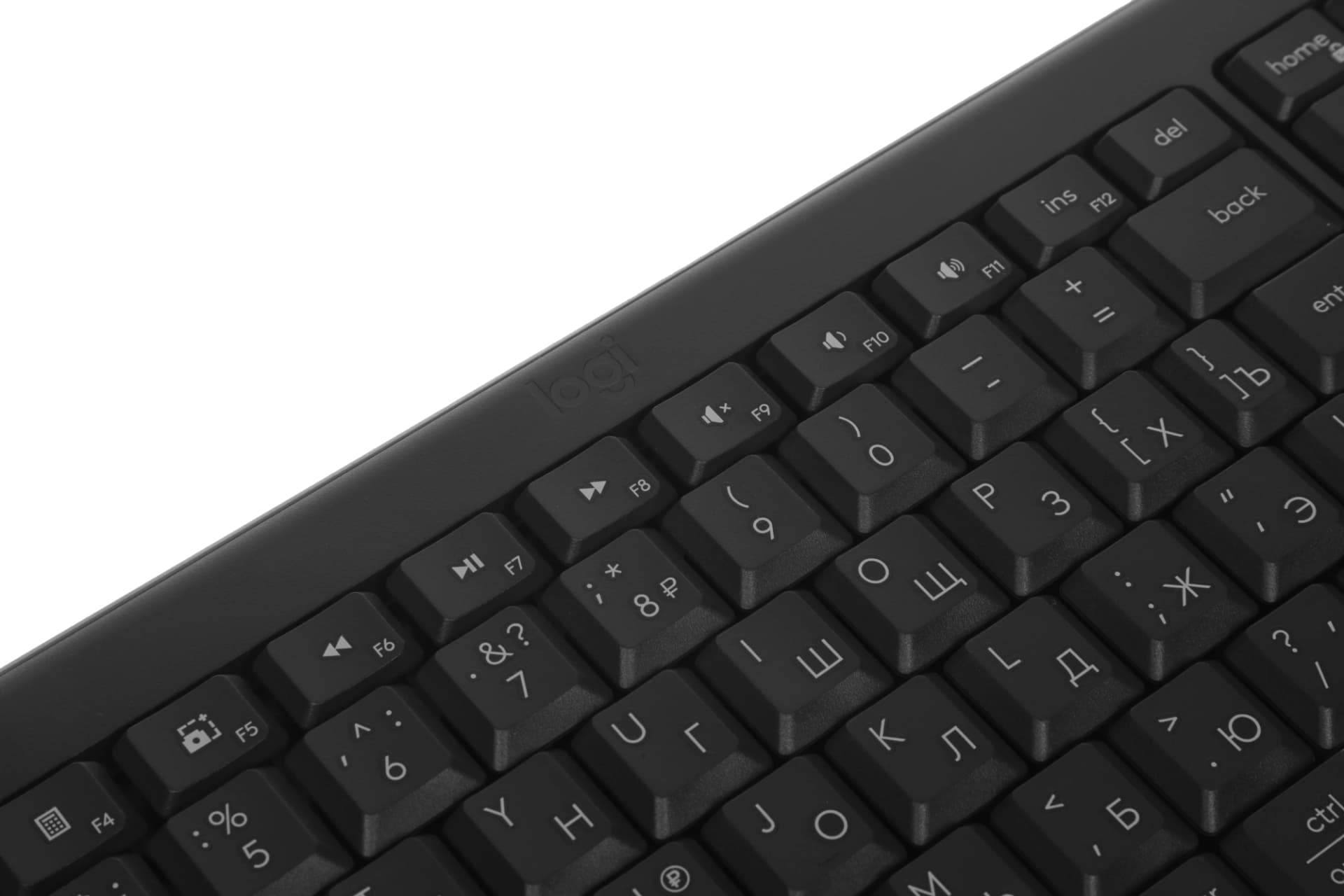 Клавиатура + мышь Logitech MK250 Compact MR0114 клав:графитовый мышь:графитовый USB беспроводная BT Multimedia (920-013853) - фото 5