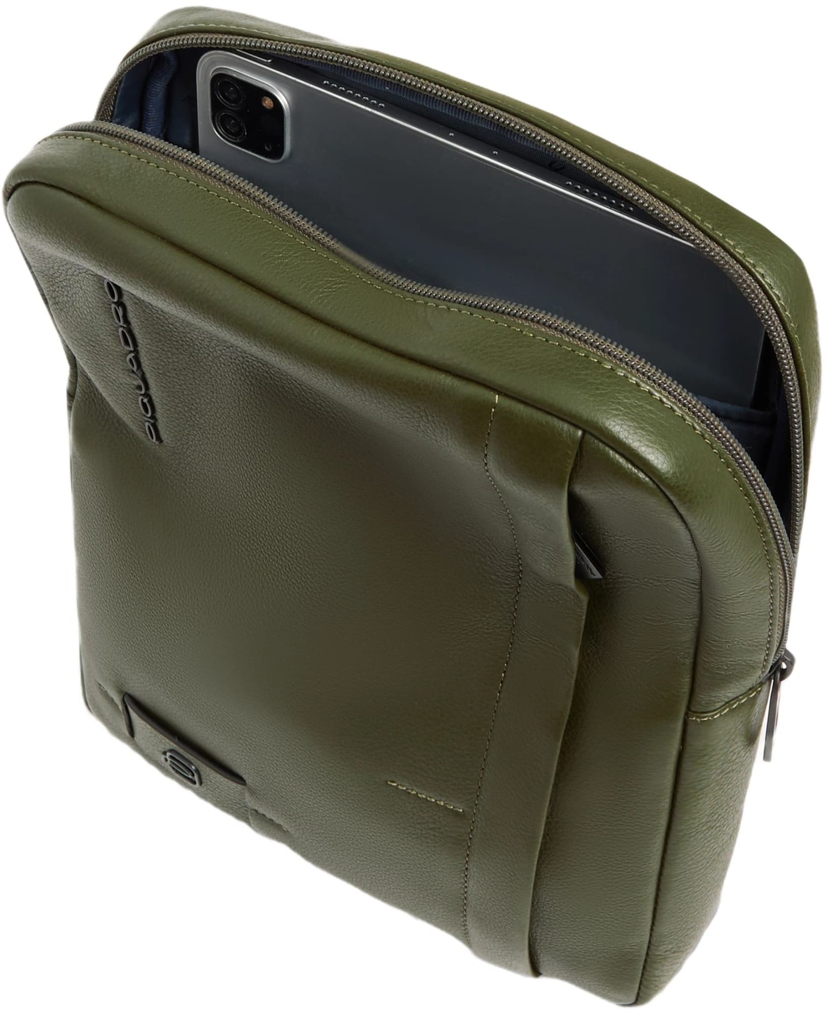 Сумка мужская Piquadro Russel CA1816W137/VE2 хаки натур.кожа - фото 4