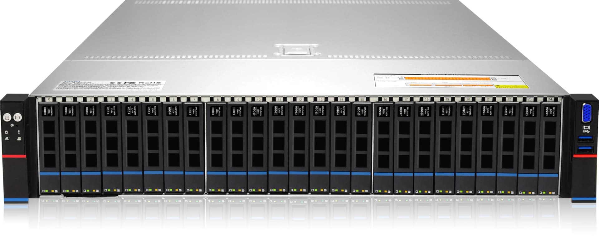 Сервер IRU Rock g2225p 2x6348 4x32Gb 2x1800Gb 2.5" SAS-3 9361-8I AST2500 2xGigEth 2x1300W w/o OS (2139294)