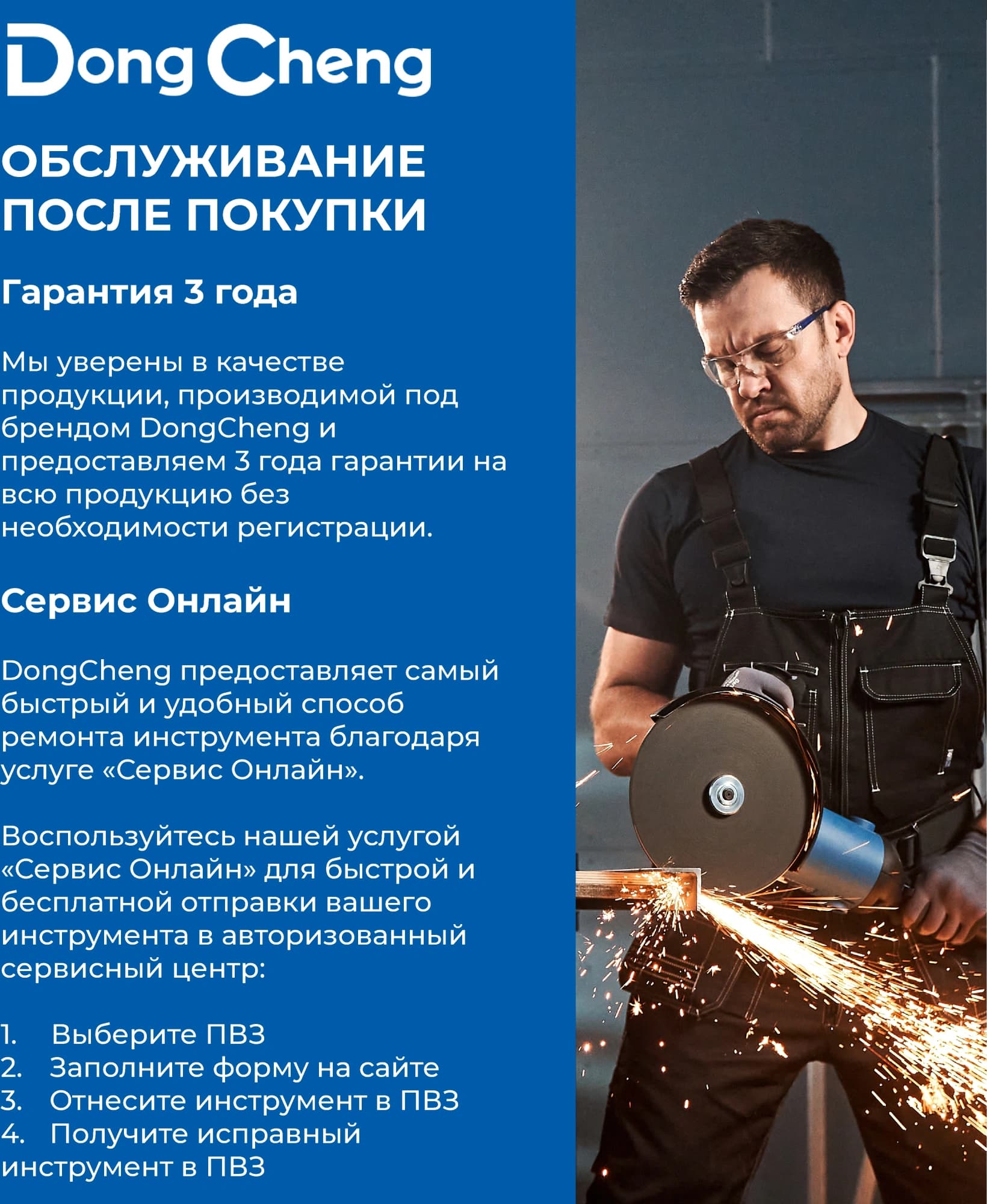 Технический фен DongCheng DQB2000 2000Вт темп.50-480/50-600С - фото 3