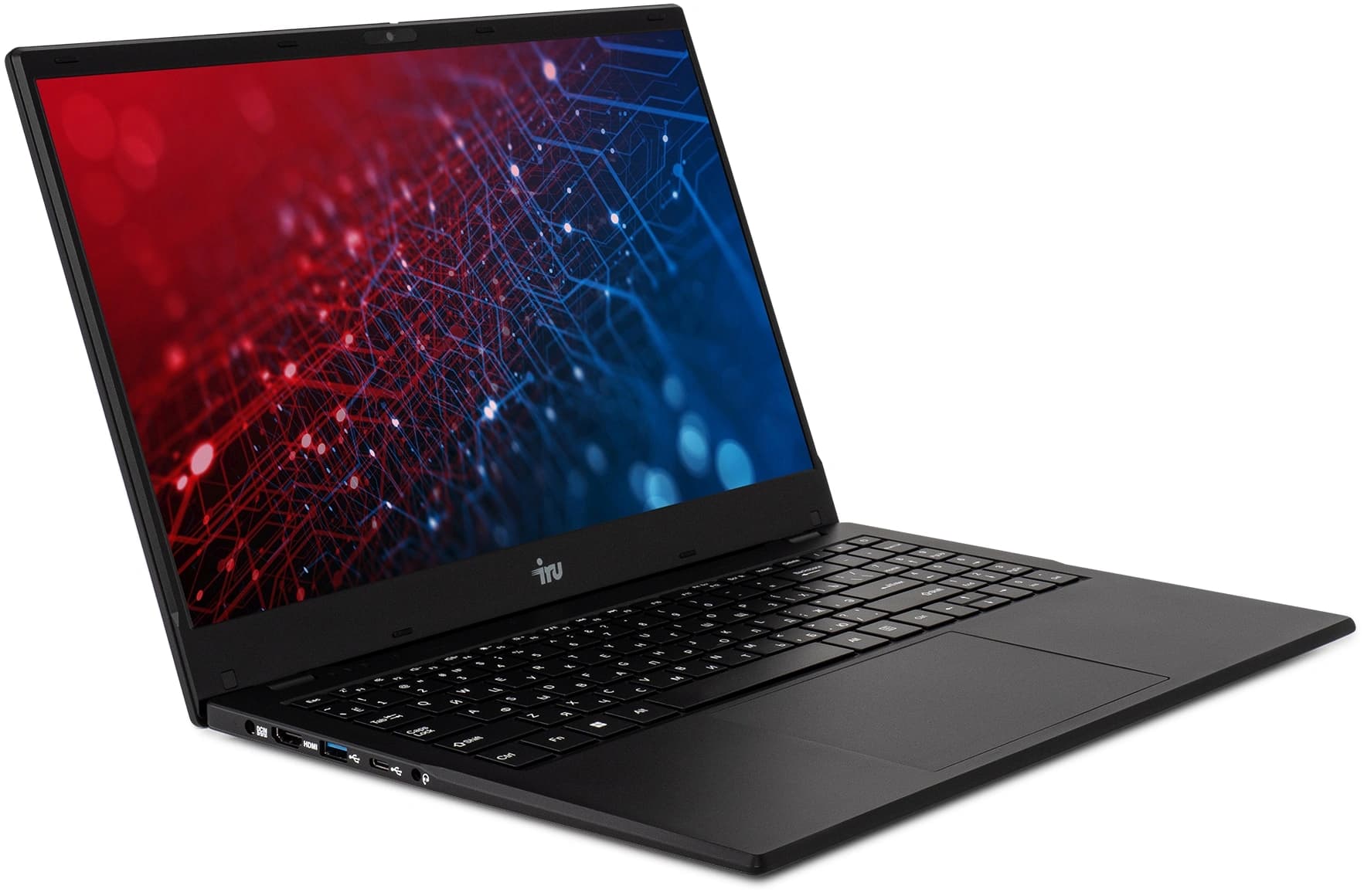 Ноутбук IRU Planio 15ING N-series N100 16Gb SSD512Gb Intel UHD Graphics 15.6" IPS FHD (1920x1080) FreeDOS black WiFi BT Cam 6000mAh (2140844) - фото 3