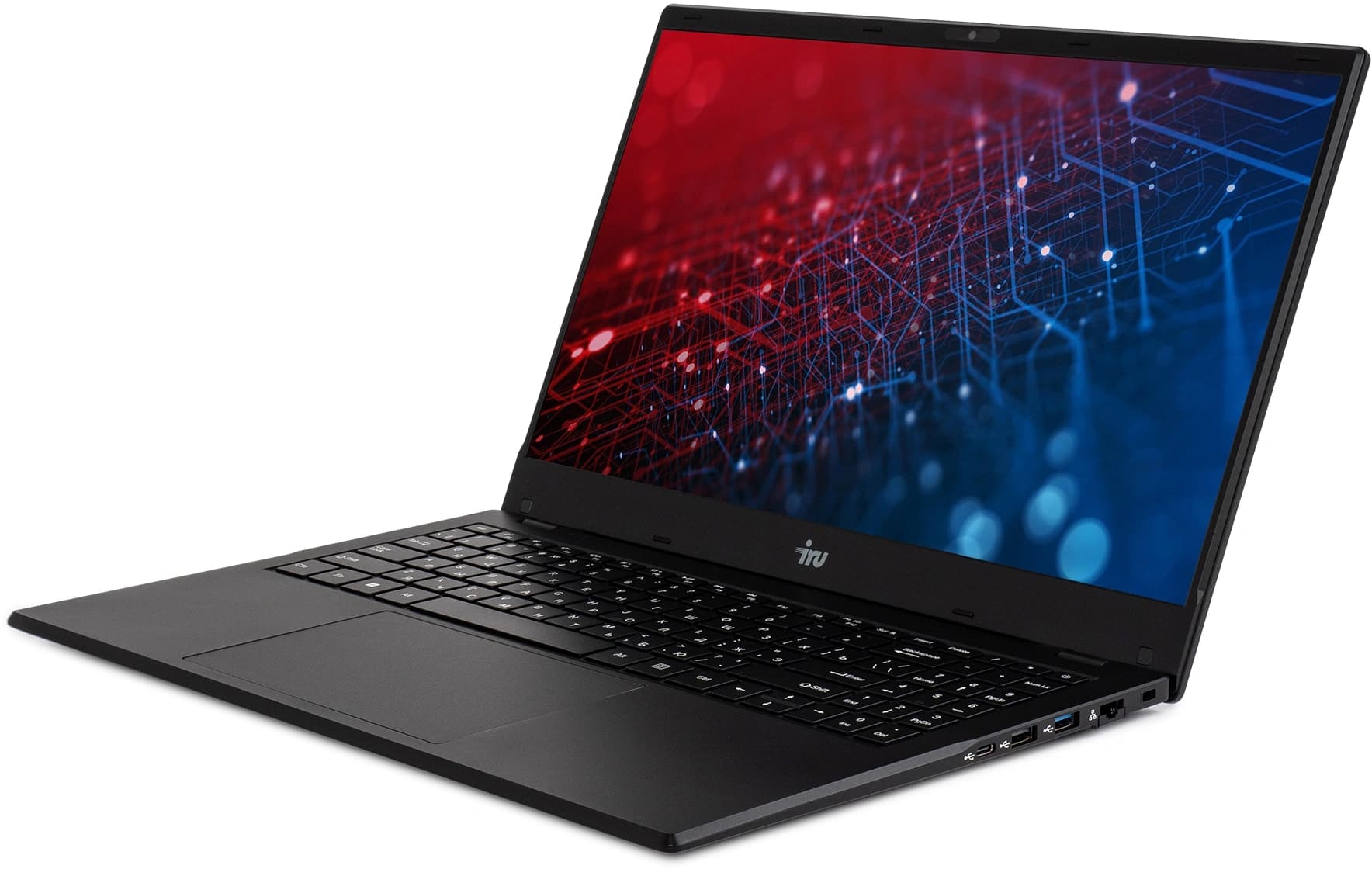 Ноутбук IRU Planio 15ING N-series N100 16Gb SSD512Gb Intel UHD Graphics 15.6" IPS FHD (1920x1080) FreeDOS black WiFi BT Cam 6000mAh (2140844) - фото 4
