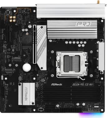 Материнская плата Asrock B650M PRO X3D Socket AM5 AMD B650 4xDDR5 mATX AC`97 8ch(7.1) 2.5Gg RAID+HDMI+DP - фото 5