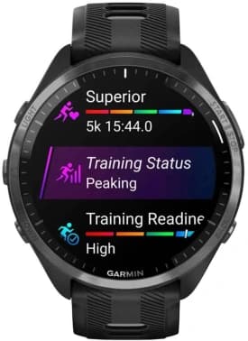 Смарт-часы Garmin Forerunner 965 47мм 1.4" AMOLED корп.черный рем.черный/серый разм.брасл.:135-205мм (010-02809-10) - фото 5