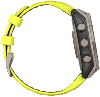 Смарт-часы Garmin Fenix 8 Solar 47мм 1.3" MIP корп.серебристый рем.желтый (010-02906-21) - фото 5