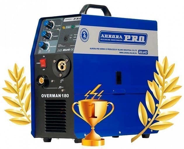 Сварочный полуавтомат Aurora OVERMAN 180 Mosfet инвертор MIG-MAG 6.6кВт
