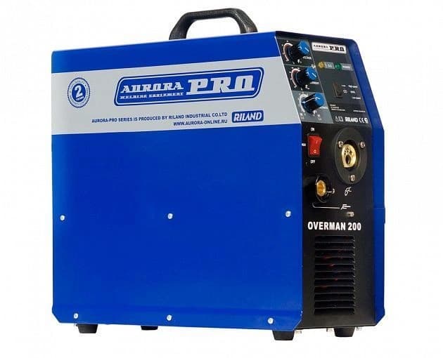 Сварочный полуавтомат Aurora OVERMAN 200 Mosfet инвертор MIG-MAG 7.7кВт