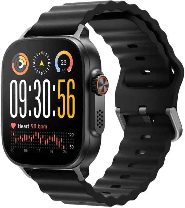 Смарт-часы Realme Watch 5 22мм 1.97" AMOLED корп.черный рем.черный разм.брасл.:160-230мм (RMW2501) - фото 3