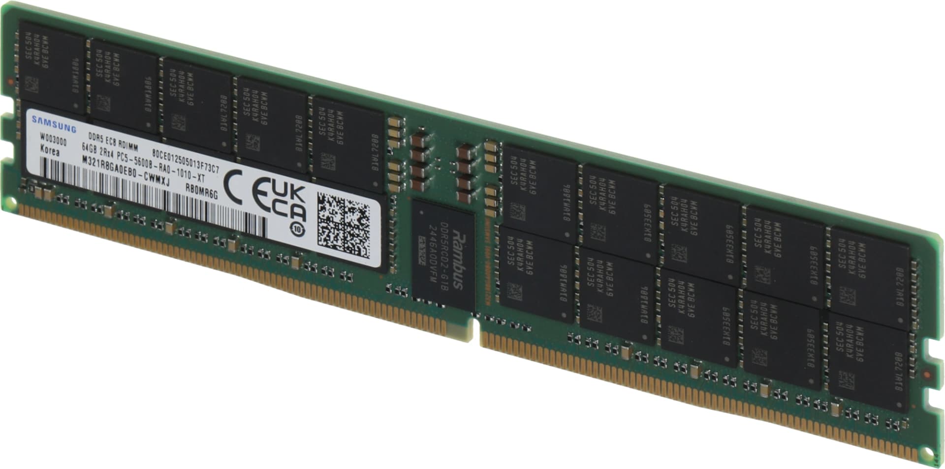 Память DDR5 Samsung M321R8GA0EB0-CWM 64Gb DIMM ECC Reg PC5-44800 5600MHz - фото 4