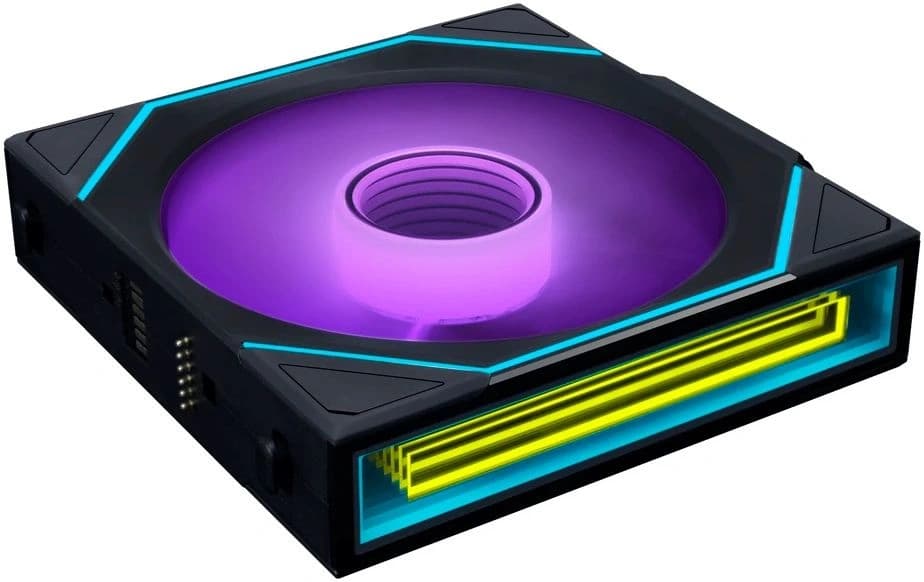 Вентилятор для корпуса Lian-Li Uni Fan SL-INF Wireless 120 Reverse ARGB 120х122.1x28 черный 4-pin 32.2дБ (G99.12RSLIN1W1B.R0) Ret - фото 3