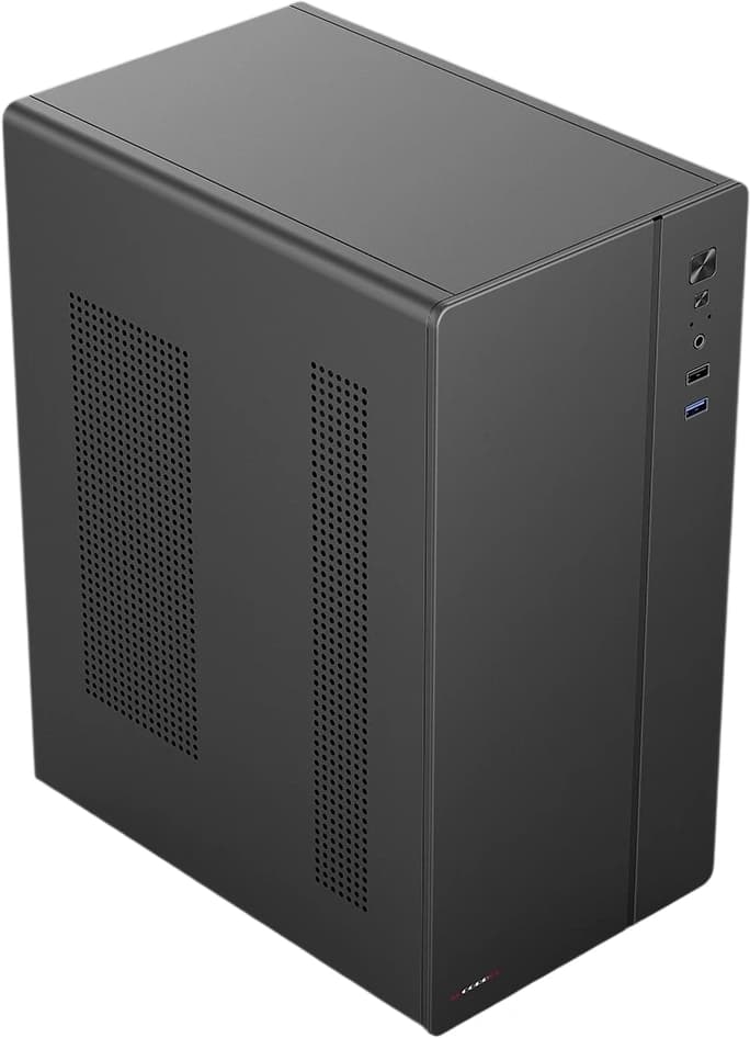 Корпус Accord ACC-266 черный без БП mATX 1x120mm 1xUSB2.0 1xUSB3.0 audio bott PSU - фото 3
