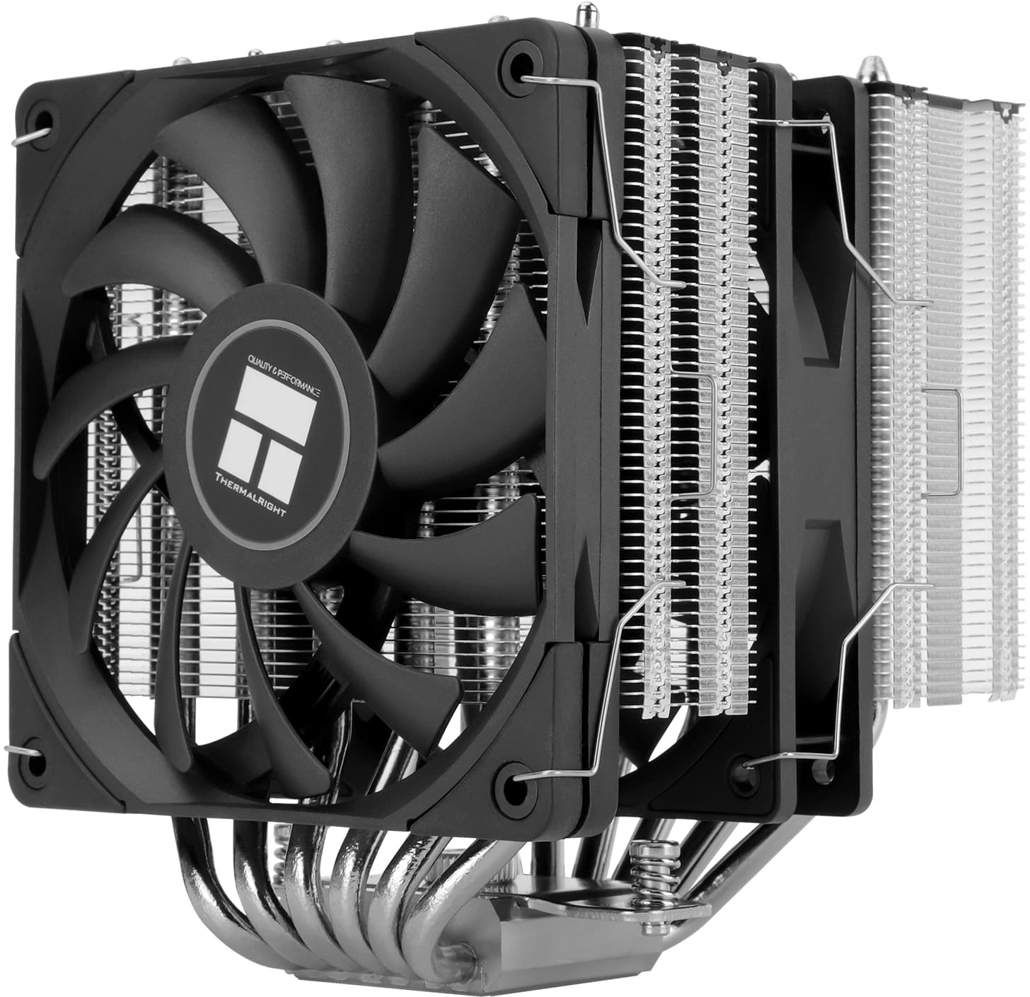 Устройство охлаждения(кулер) Thermalright Royal Knight 120 SE Soc-AM5/AM4/1200/1700/1851 серебристый/черный 4-pin 25.6dB Al+Cu Ret (RK120-SE) - фото 5