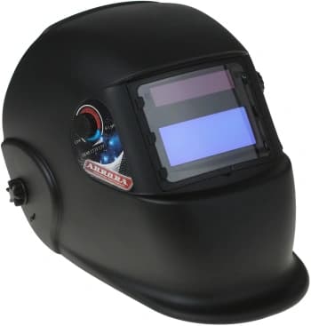 Маска сварщика Aurora A998F (9-13DIN) филь.:хамел. кл.:1/2/1/1 см.экр.95x36мм черный (11258) - фото 2