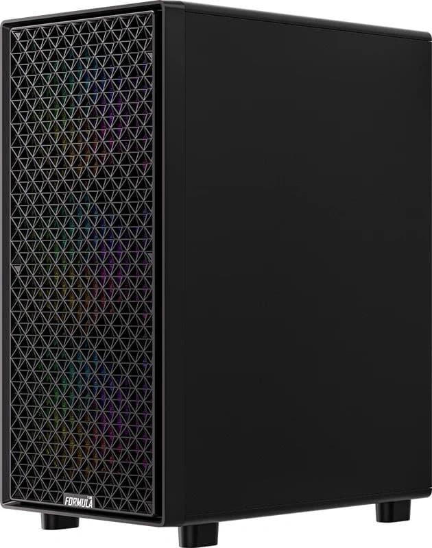 Корпус Formula Mana Dynamic AR черный без БП ATX 3x120mm 2x140mm 2xUSB3.0 audio bott PSU - фото 3