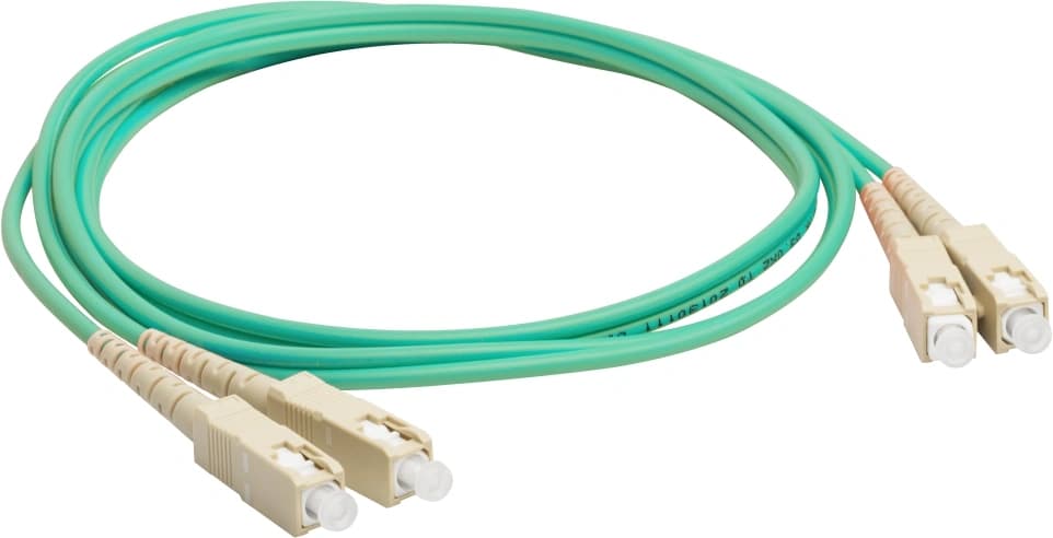 Патч-корд Lanmaster LAN-2SC-2SC/OM3-5.0 2x50/125 OM3 SC дуплекс-SC дуплекс 5м LSZH