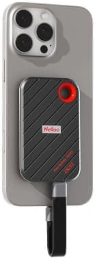 Накопитель SSD Netac USB-C 2000GB NT01ZX20II-2T0-32BK ZX20 II черный - фото 2
