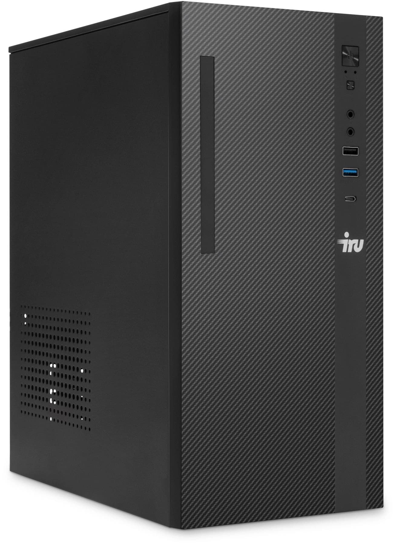 ПК IRU Planio 310H6SC MT i3 13100F (3.4) 8Gb SSD256Gb GT610 2Gb Windows 11 Pro GbitEth 400W черный (2153496)