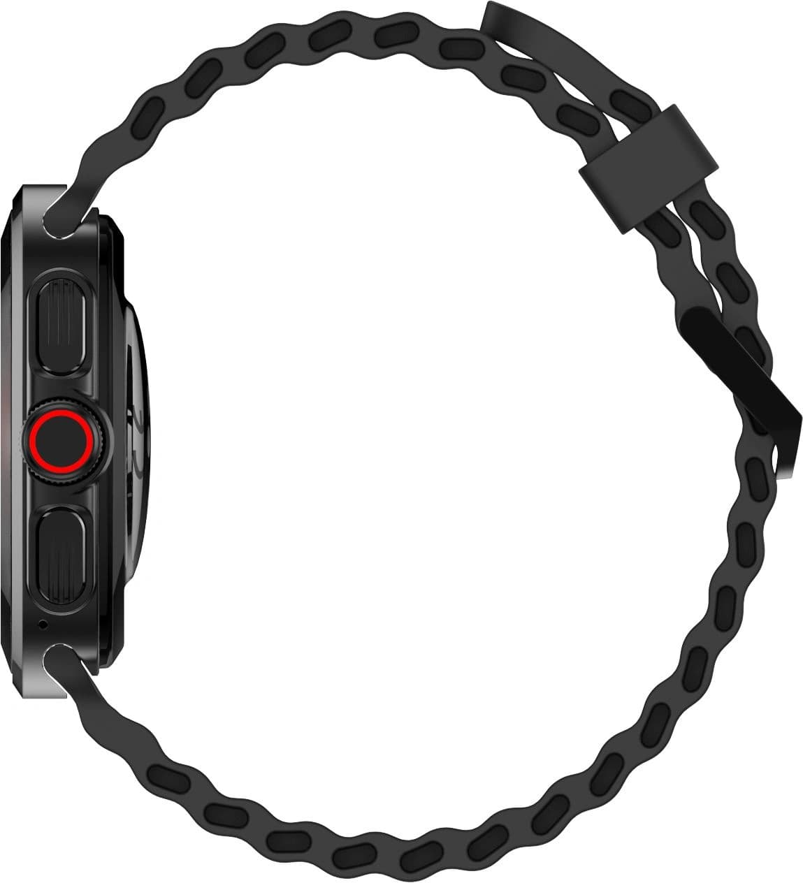 Смарт-часы Tecno Watch Neo 1.43" AMOLED корп.черный рем.черный/оранжевый разм.брасл.:130-210мм (WN01) - фото 4