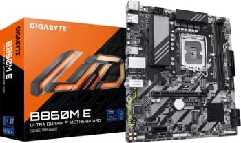 Материнская плата Gigabyte B860M E Soc-1851 Intel B860 2xDDR5 mATX AC`97 8ch(7.1) GbLAN RAID+HDMI+DP - фото 5