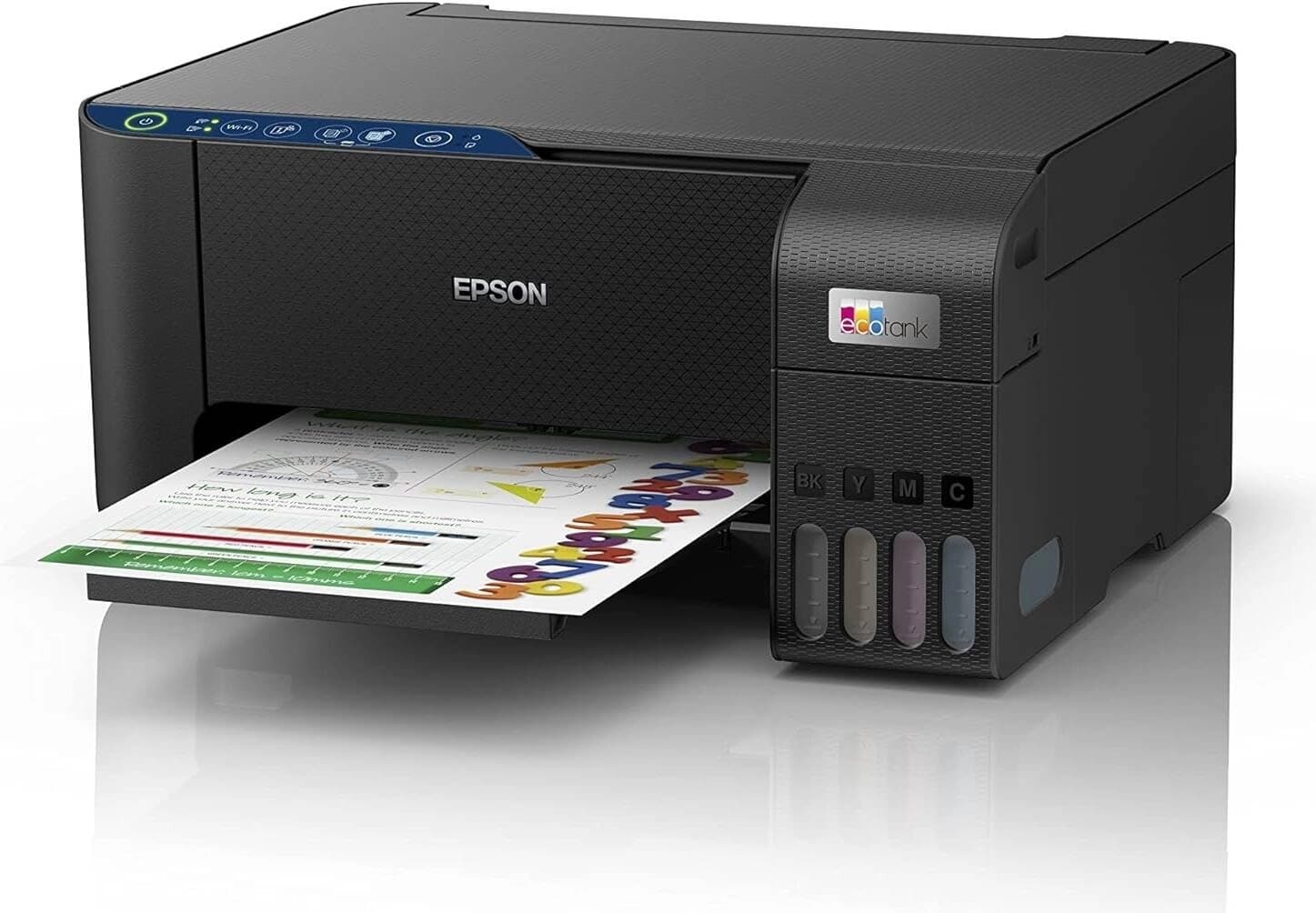 МФУ струйный Epson EcoTank L3252 (103) (C11CJ67424/C11CJ67423) A4 WiFi черный - фото 3