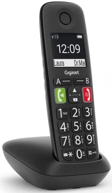 Р/Телефон Dect Gigaset E290 черный АОН - фото 5