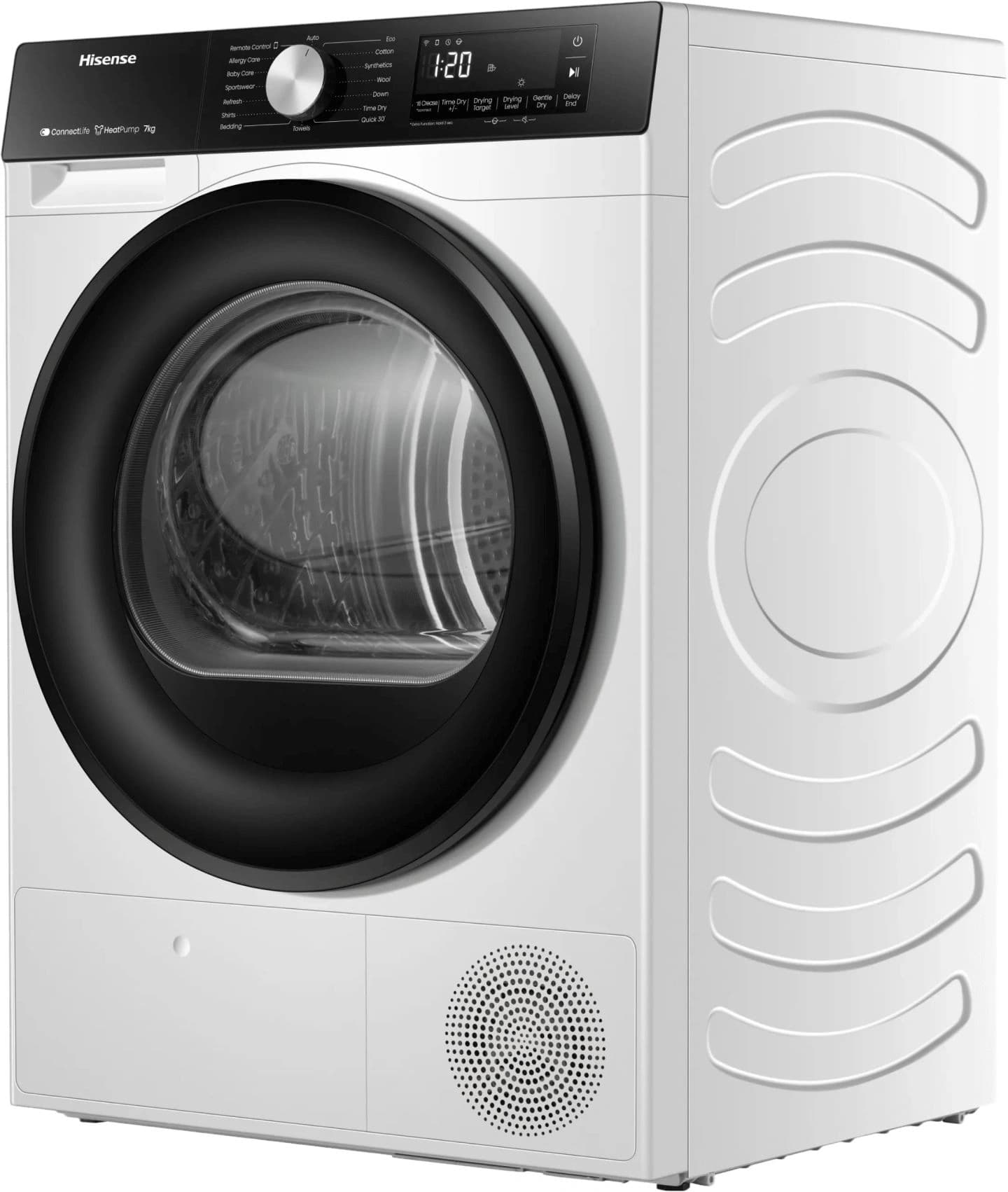 Сушильная машина Hisense DH3S702UWDE пан.англ. кл.энер.:A++ макс.загр.:7кг белый - фото 3