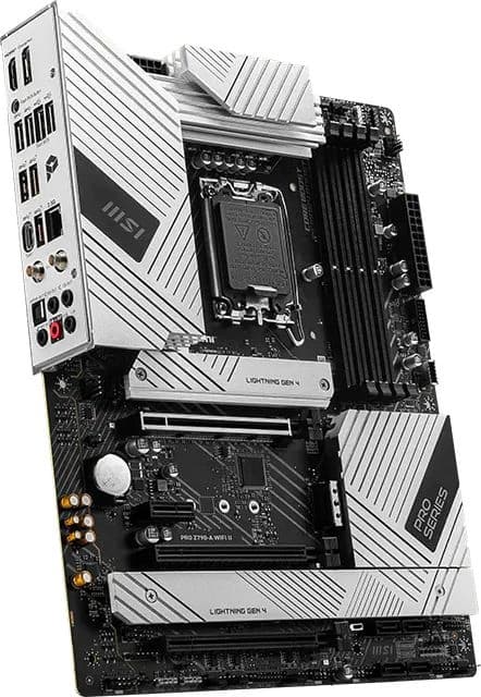 Материнская плата MSI PRO Z790-A WIFI II Soc-1700 Intel Z790 4xDDR5 ATX AC`97 8ch(7.1) 2.5Gg RAID+HDMI+DP - фото 4