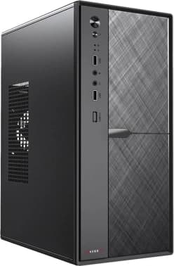 Корпус Accord ACC-1603 черный без БП mATX 1x80mm 2xUSB2.0 audio - фото 5