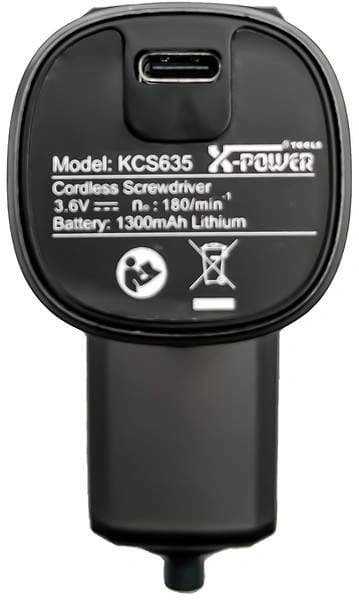 Отвертка аккум. X-Power KCS635 аккум. патрон:шестигранник 6.35 мм (1/4) (100070163384) - фото 5