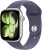 Смарт-часы Apple Watch Series 11 A3331 42мм OLED корп.серебристый Sport Band рем.фиолетовый разм.брасл.:M/L (MEU74AF/A) - фото 3