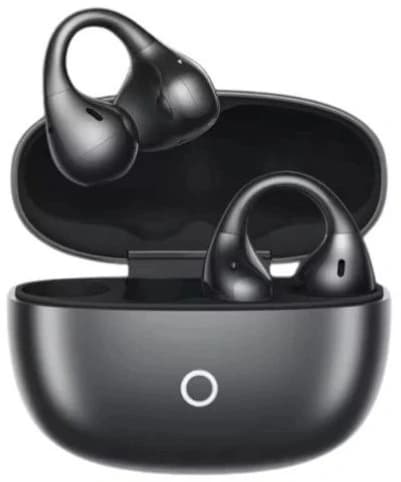 Гарнитура накладные Realme Buds Clip черный беспроводные bluetooth клипса (6941764477667)