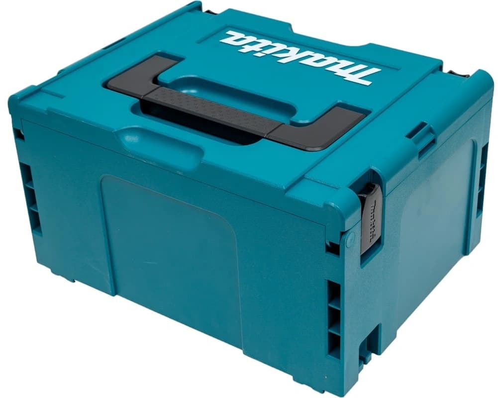 Ящик для инструментов Makita Makpac тип 3 24.47л 1отд. бирюзовый/черный (821551-8) - фото 3