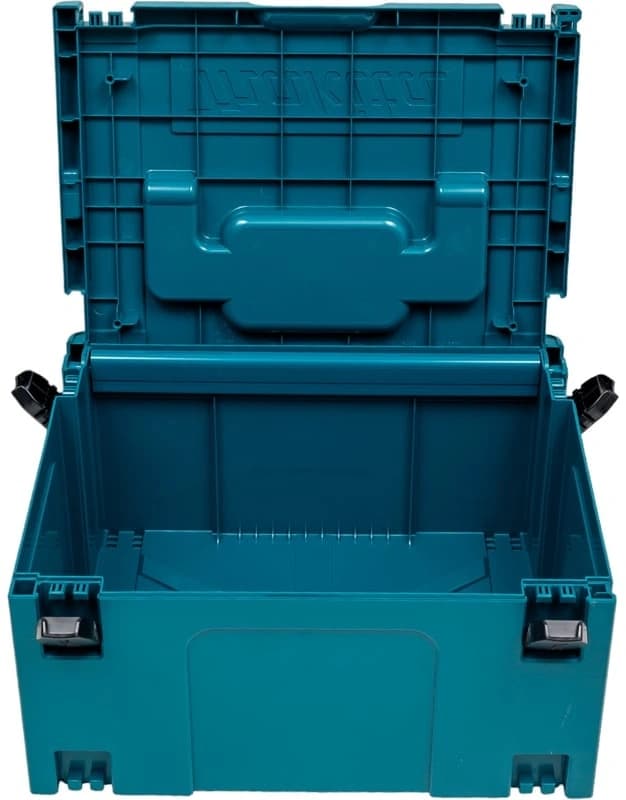 Ящик для инструментов Makita Makpac тип 3 24.47л 1отд. бирюзовый/черный (821551-8) - фото 4