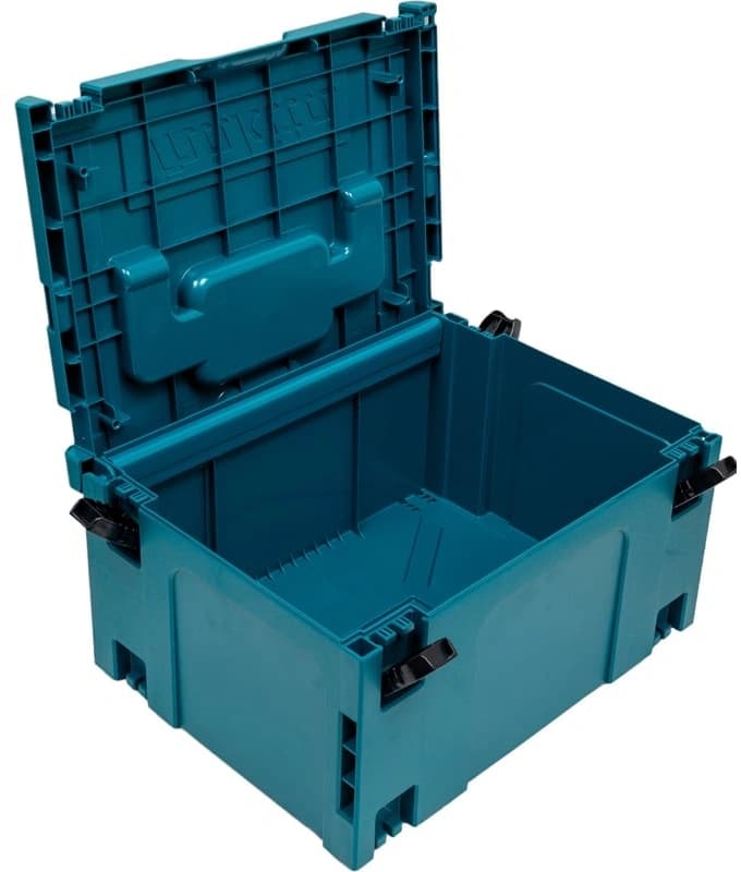 Ящик для инструментов Makita Makpac тип 3 24.47л 1отд. бирюзовый/черный (821551-8) - фото 5