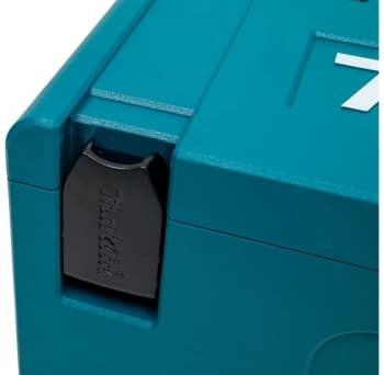 Ящик для инструментов Makita Makpac тип 3 24.47л 1отд. бирюзовый/черный (821551-8) - фото 5