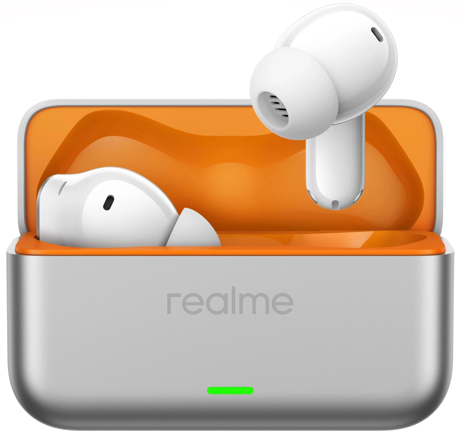 Гарнитура внутриканальные Realme Buds T500 Pro серебристый беспроводные bluetooth в ушной раковине (6941764483903) - фото 2