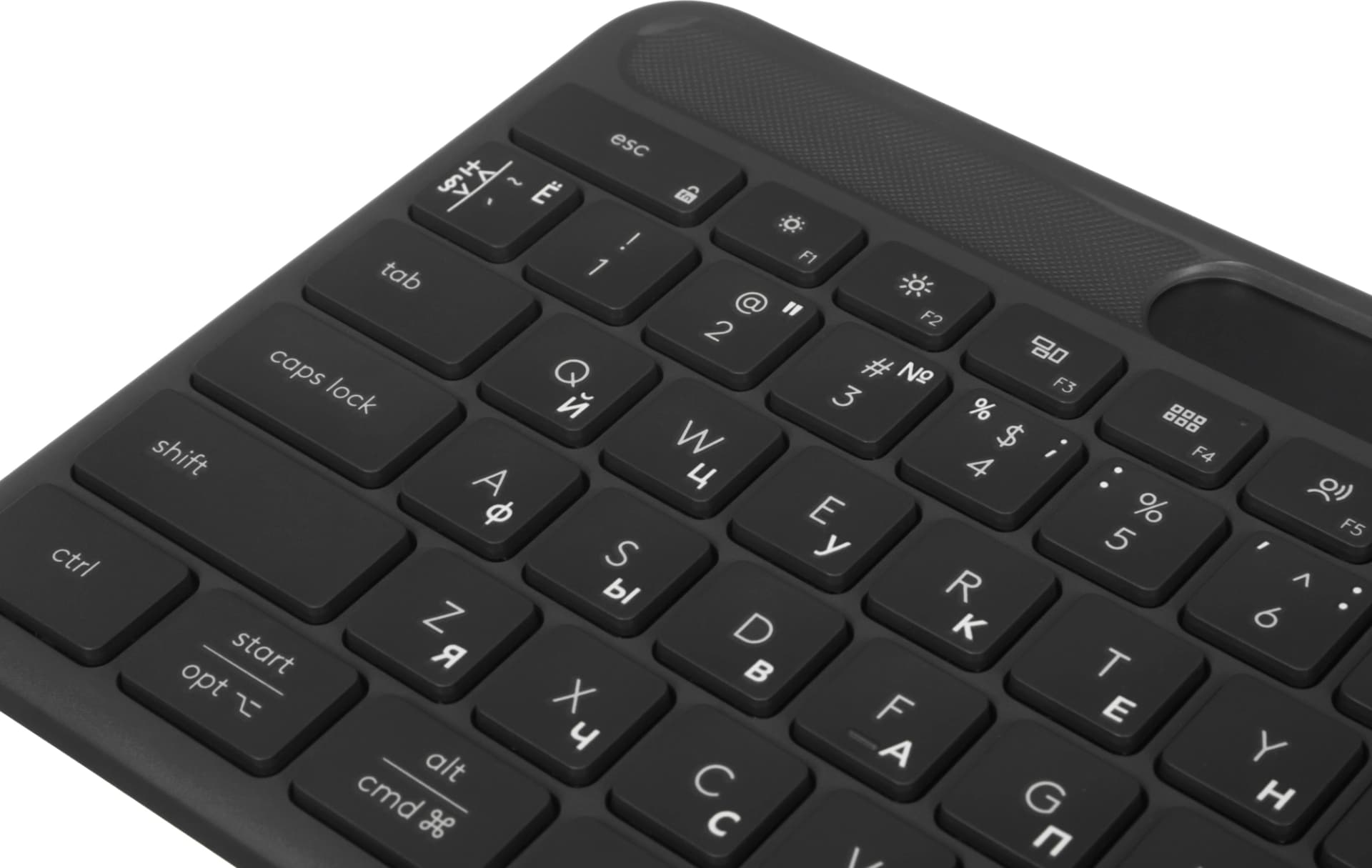 Клавиатура Logitech K980 графитовый беспроводная BT slim (920-013768) - фото 3