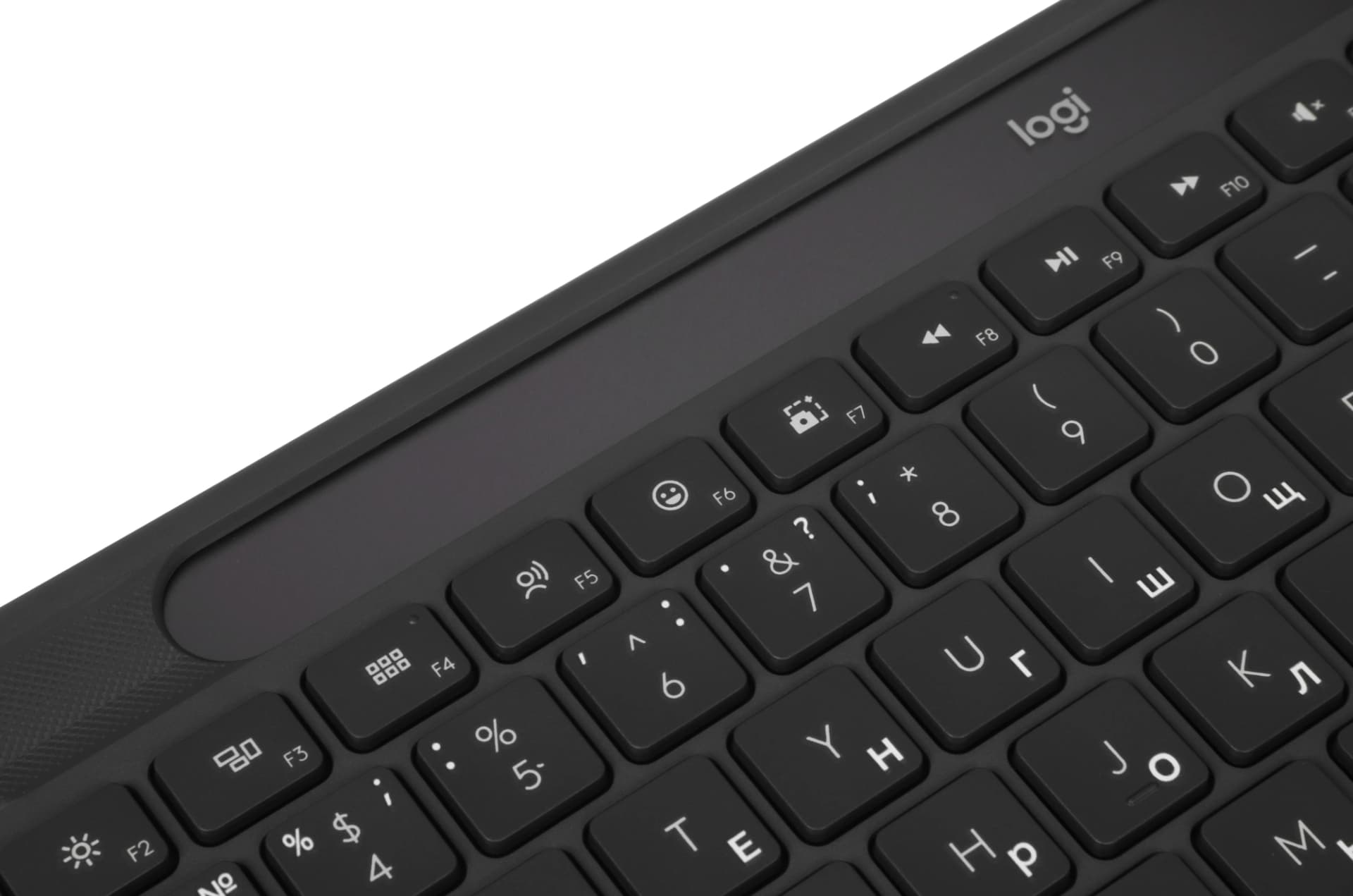 Клавиатура Logitech K980 графитовый беспроводная BT slim (920-013768) - фото 5
