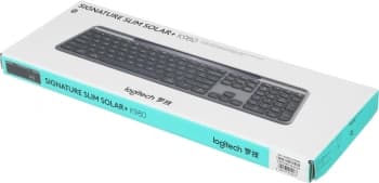 Клавиатура Logitech K980 графитовый беспроводная BT slim (920-013768) - фото 2